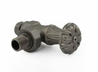 Abbey Manual Radiator Valve Light Pewter